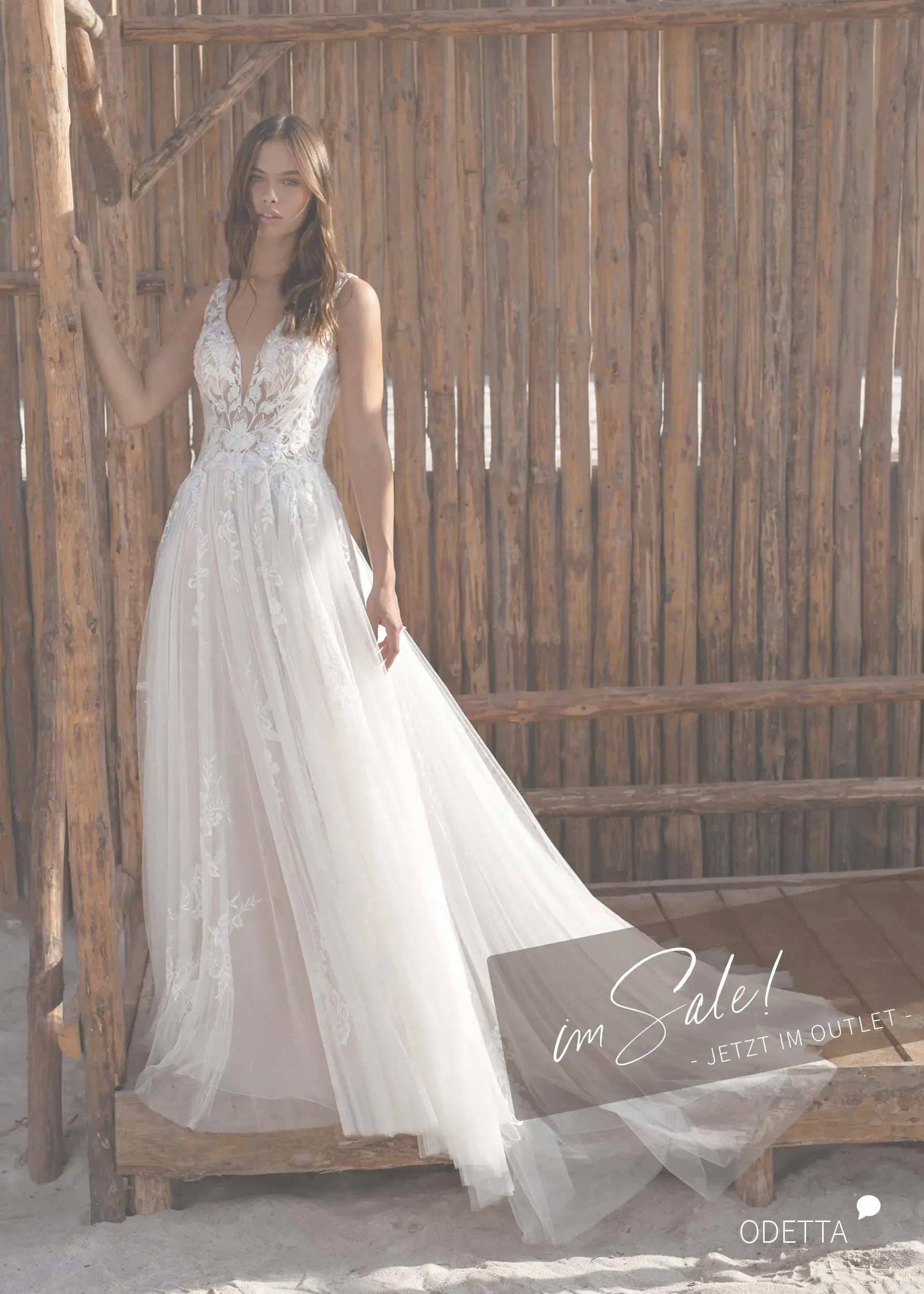 Brautkleid Odetta von Modeca im Sale bei brautgeflüster